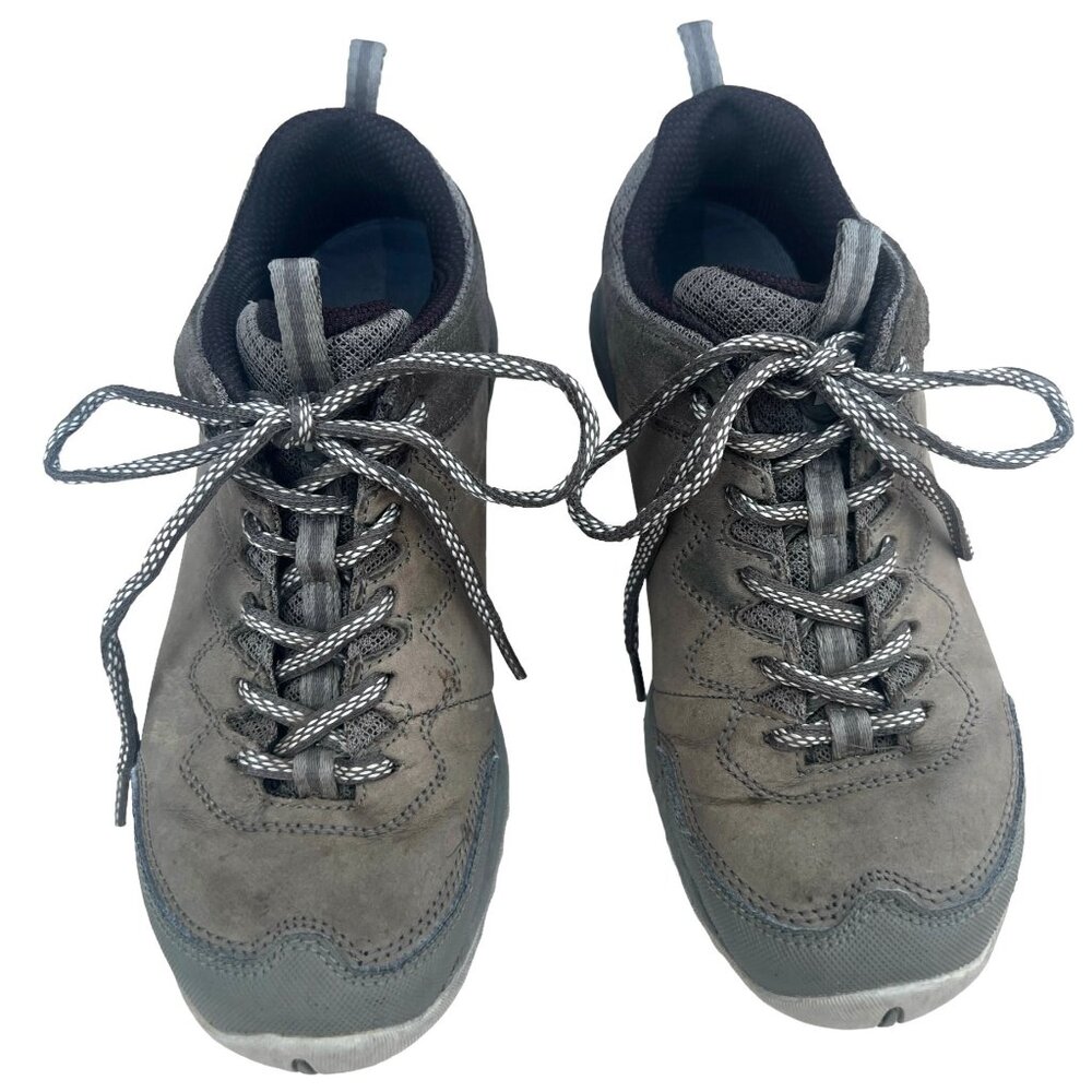 Merrell Women's Suede Hiking Shoes Size 7.5 Q Form 2 Gray, Taupe Durable & Comfy
